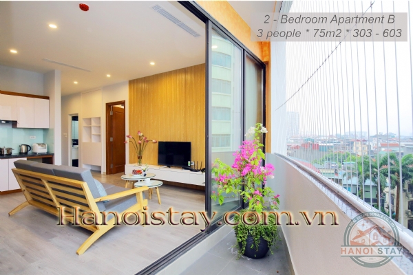 Chính chủ cần cho thuê căn hộ dịch vụ mới hoàn toàn, giá hợp lý phố Hoàng Hoa Thám 4