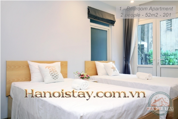 Căn hộ dịch vụ cho người nước ngoài thuê ngắn hạn và dài hạn 2 BAN CÔNG siêu thoáng mát ở quận Ba Đình 9