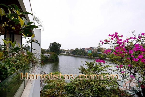 Hòa mình với thiên nhiên Hồ Tây tại căn hộ dịch vụ cho thuê tại Làng Yên Phụ quận Tây Hồ 3