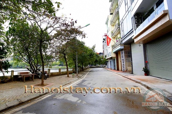 Hòa mình với thiên nhiên Hồ Tây tại căn hộ dịch vụ cho thuê tại Làng Yên Phụ quận Tây Hồ 6