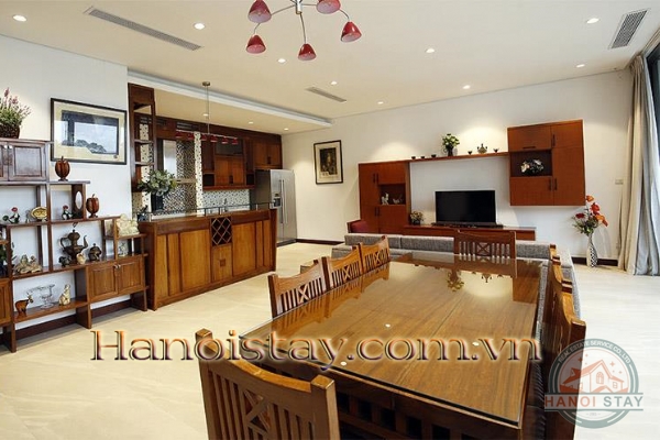 Hòa mình với thiên nhiên Hồ Tây tại căn hộ dịch vụ cho thuê tại Làng Yên Phụ quận Tây Hồ 7