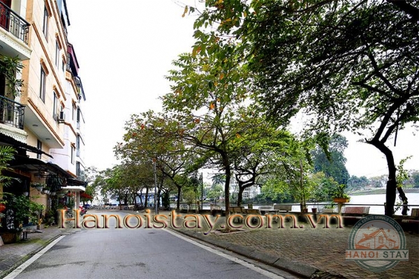 Hòa mình với thiên nhiên Hồ Tây tại căn hộ dịch vụ cho thuê tại Làng Yên Phụ quận Tây Hồ 14