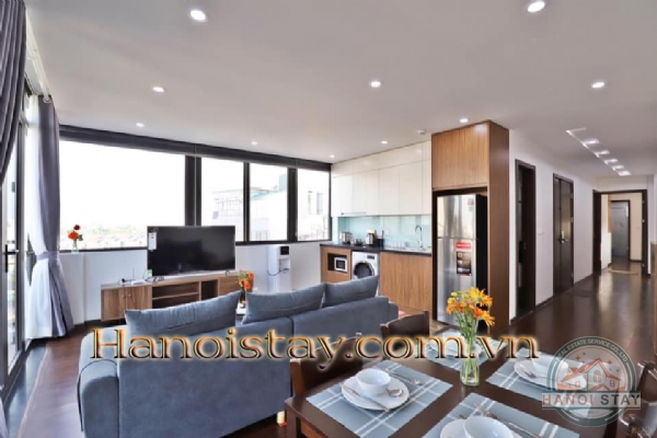 Căn hộ dịch vụ siêu đẹp phố Trịnh Công Sơn , an ninh cho người nước ngoài thuê 4