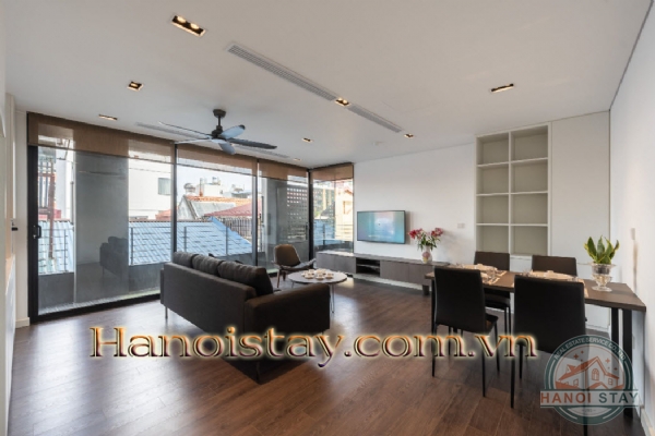 Cho thuê căn hộ DV 2 PN tại Ba Đình 26