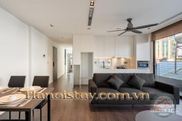 Cho thuê căn hộ DV 2 PN tại Ba Đình 30