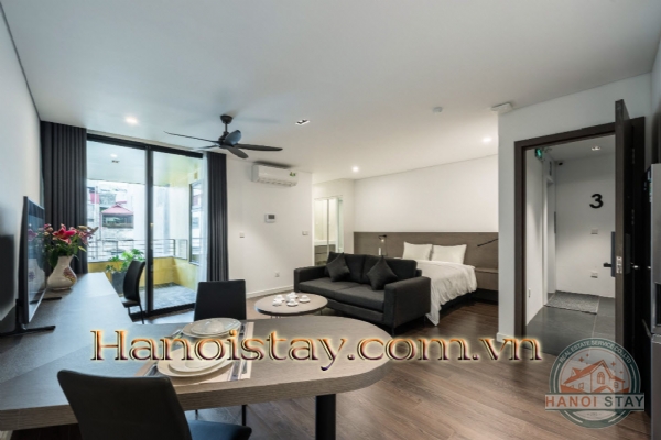 Cho thuê căn hộ 2 PN Đội Cấn, Ba Đình 2
