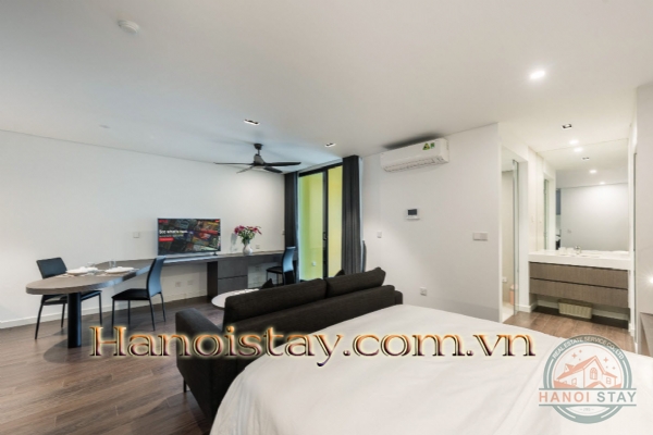 Cho thuê căn hộ 2 PN Đội Cấn, Ba Đình 10