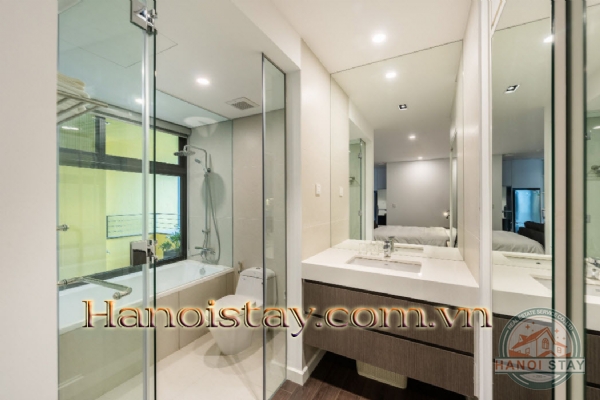 Cho thuê căn hộ 2 PN Đội Cấn, Ba Đình 12