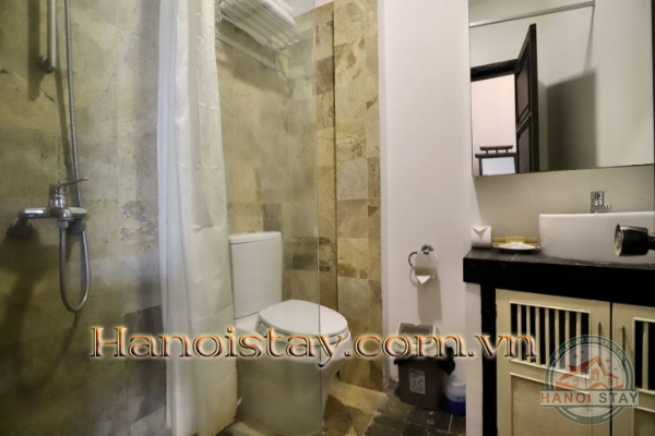 Cho thuê căn hộ dịch vụ kv Nam Tràng, Trấn Vũ yên bình và tĩnh lặng 4