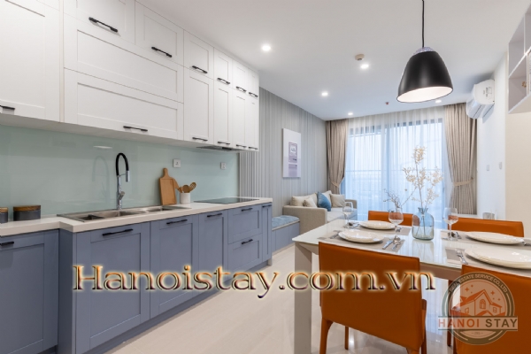 Cho thuê ngắn và dài hạn căn hộ cao cấp 3PN Vinhomes Times City đẹp mê ly 2