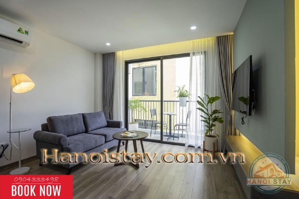 Cho thuê căn hộ 1PN cao cấp Yên Phụ, Tây Hồ, phù hợp người nước ngoài 1