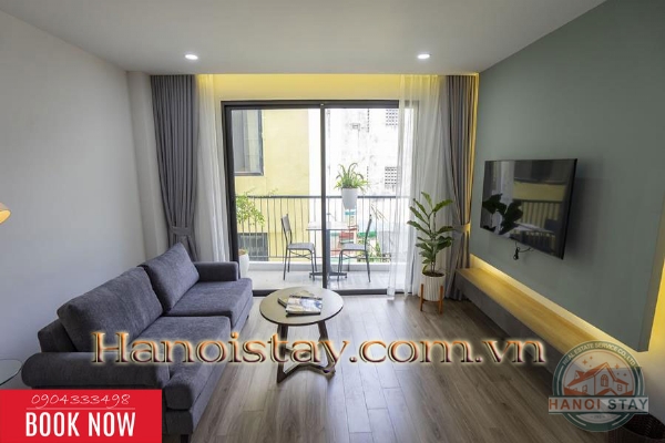 Cho thuê căn hộ 1PN cao cấp Yên Phụ, Tây Hồ, phù hợp người nước ngoài 5