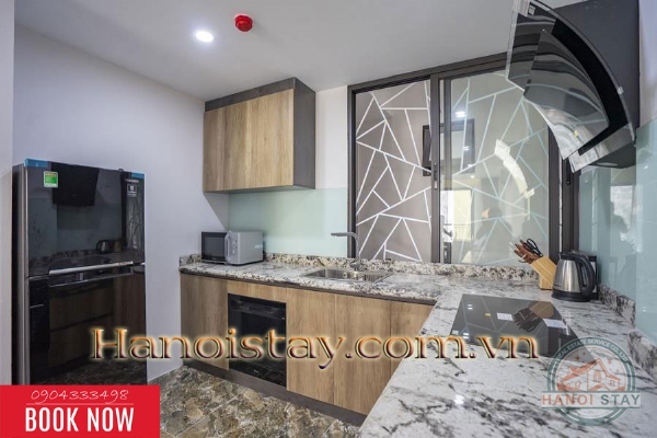 Cho thuê căn hộ 1PN cao cấp Yên Phụ, Tây Hồ, phù hợp người nước ngoài 8