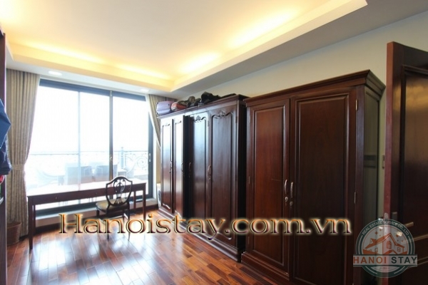 Cho thuê căn hộ dịch vụ cao cấp 3PN view hồ tây lãng mạn kv Xuân Diệu, Tây hồ với ban công lớn 7