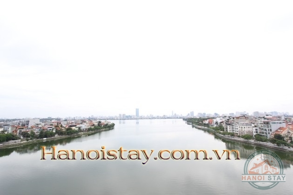 Cho thuê căn hộ dịch vụ cao cấp 3PN view hồ tây lãng mạn kv Xuân Diệu, Tây hồ với ban công lớn 15