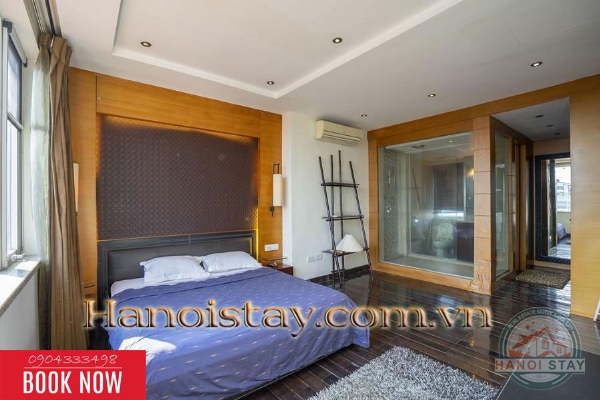 Cho thuê căn hộ cao cấp view Hồ Tây với ban công hiếm có ngắm cảnh hoàng hôn 13