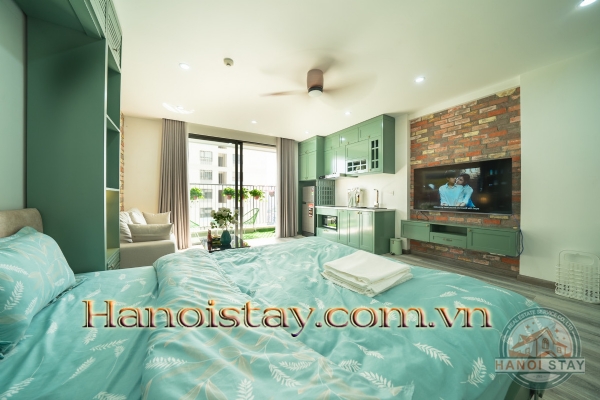 Vinhomes Trần Duy Hưng: Cho thuê ngắn hạn và dài hạn căn hộ Studio thanh lịch & sang trọng 14