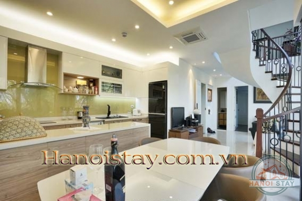 Cho thuê Căn hộ Penthouse View Hồ Tây hiện đại và đem lại sự thoải mái nhất 11