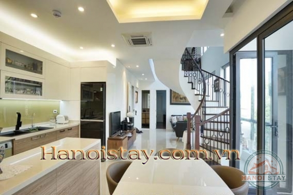 Cho thuê Căn hộ Penthouse View Hồ Tây hiện đại và đem lại sự thoải mái nhất 9