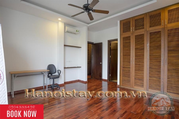 Cho thuê căn hộ dịch vụ 4 phòng ngủ gần Tô Ngọc Vân, Tây Hồ, không gian yên tĩnh trong lành 19