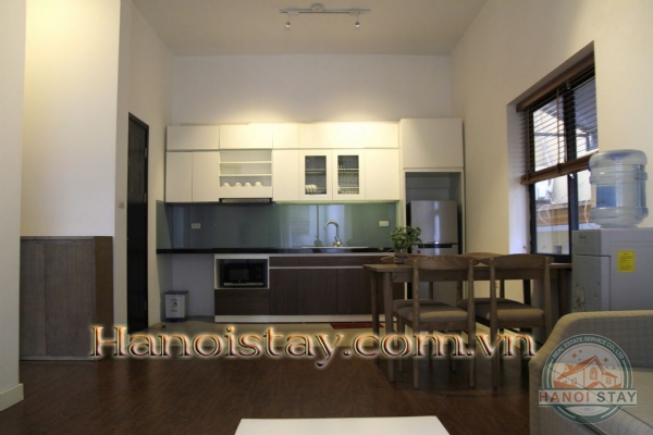 Cho thuê căn hộ 1PN đẹp phố Tô Ngọc Vân, Tây hồ với tỉ lệ nội thất tinh tế 7