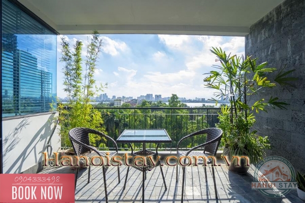 Cho thuê căn hộ 4PN Siêu Rộng view Hồ tây tại Tây Hồ 5