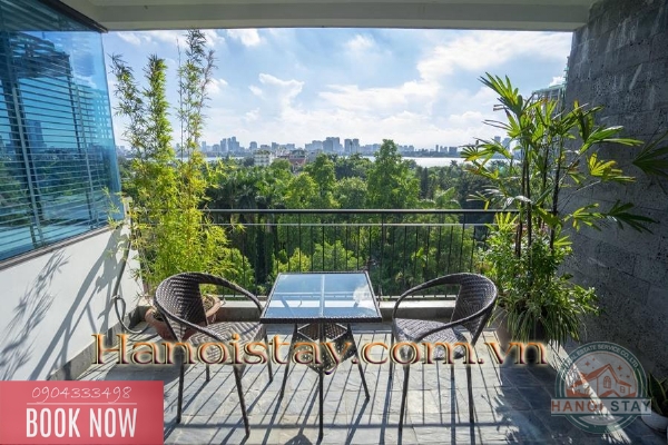 Cho thuê căn hộ 4PN Siêu Rộng view Hồ tây tại Tây Hồ 6
