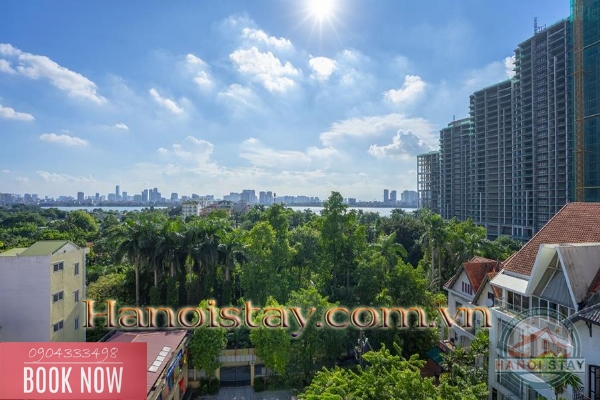 Cho thuê căn hộ 4PN Siêu Rộng view Hồ tây tại Tây Hồ 7