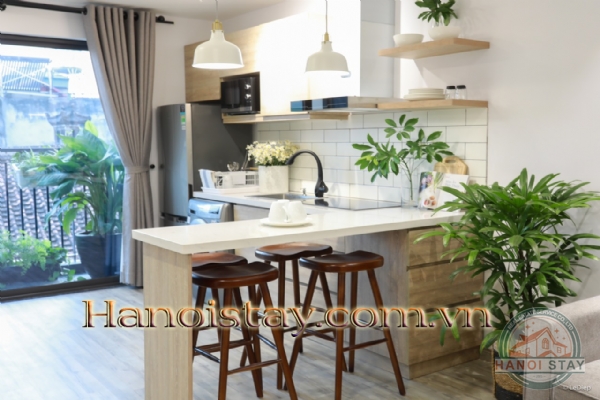Cho thuê căn hộ dịch vụ cao cấp với 1 phòng ngủ gần văn miếu Quốc Tử Giám 10