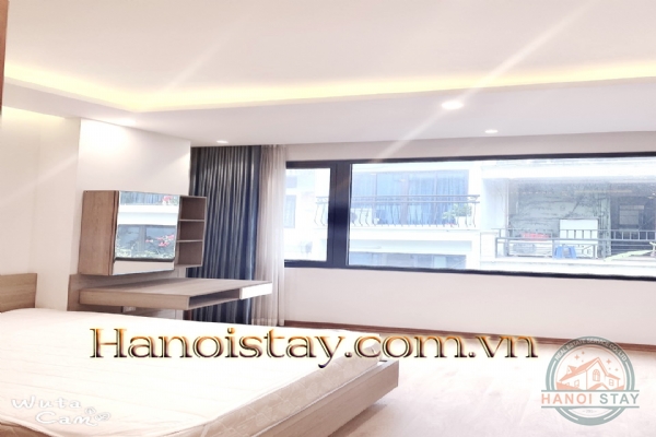 Căn hộ dich vụ 1 phòng ngủ tại Trúc Bạch cho thuê giá rẻ, full nội thất 9