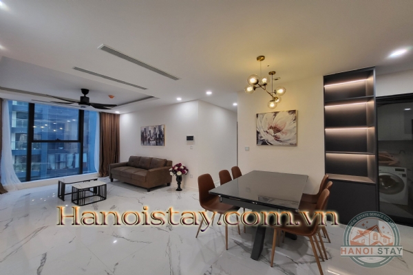 Cho thuê căn hộ 3 phòng ngủ Vinhomes Skylake, đây là căn góc, tầng cao 11