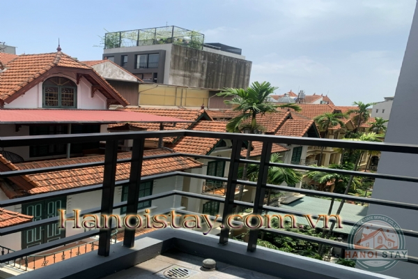 Cho thuê căn hộ dịch vụ 1PN có ban công với giá siêu hấp dẫn tại Tô Ngọc Vân, Tây Hồ 8