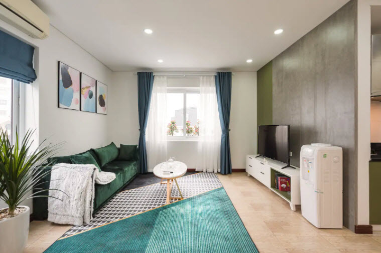 Cho thuê căn hộ 1PN tại Quan Hoa, Cầu Giấy phong cách thiết kế đậm chất hiện đại
