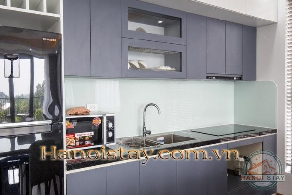 Căn hộ dịch vụ 2 phòng ngủ với ban công cực rộng và view thoáng cho người nước ngoài thuê 8