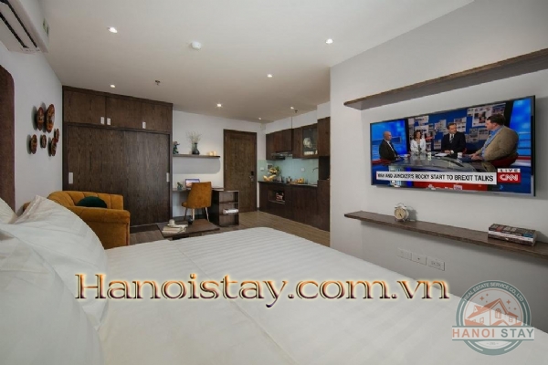 Cho thuê căn hộ 1 phòng ngủ hiện đại và đầy đủ nội thất tại Cầu Giấy, Hà Nội 3