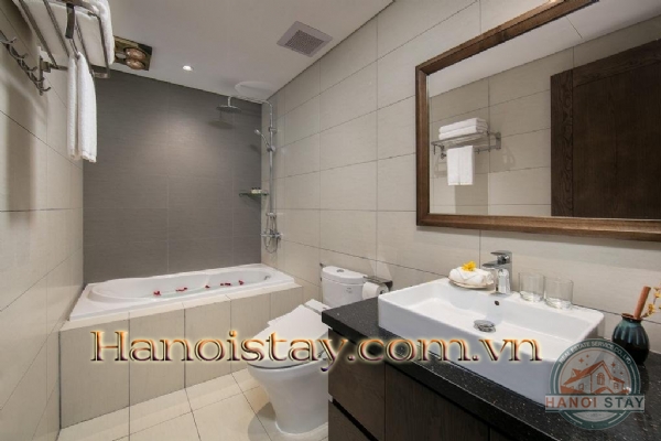 Cho thuê căn hộ 1 phòng ngủ hiện đại và đầy đủ nội thất tại Cầu Giấy, Hà Nội 4