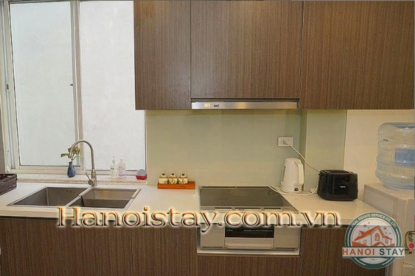 Căn hộ dịch vụ 2 phòng ngủ khu vực Quảng Khánh, Tây Hồ cho thuê, thiết kế đẹp, giá tốt 11