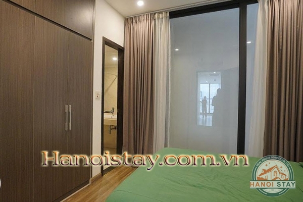 Căn hộ dịch vụ 2 phòng ngủ khu vực Quảng Khánh, Tây Hồ cho thuê, thiết kế đẹp, giá tốt 12