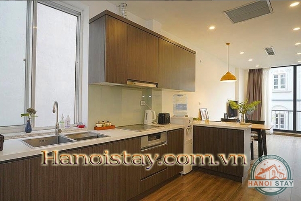 Căn hộ dịch vụ 2 phòng ngủ khu vực Quảng Khánh, Tây Hồ cho thuê, thiết kế đẹp, giá tốt 3