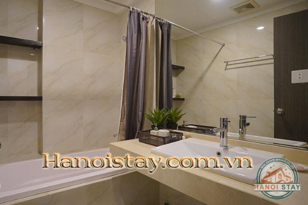 Căn hộ dịch vụ 2 phòng ngủ khu vực Quảng Khánh, Tây Hồ cho thuê, thiết kế đẹp, giá tốt 8
