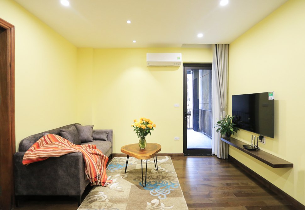 Cho thuê căn hộ 1PN giá tốt gần Tô Ngọc Vân & Xuân Diệu tòa nhà mới, dịch vụ chuyên nghiệp