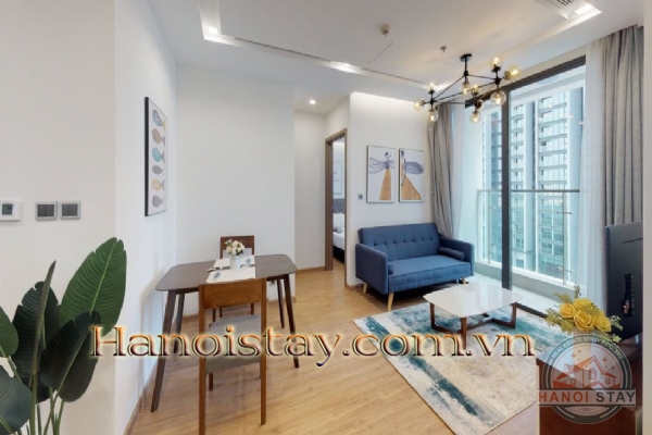 Căn hộ Vinhome Metropolis đầy đủ tiện ích cho thuê, diện tích 55m2, 1 phòng ngủ 3