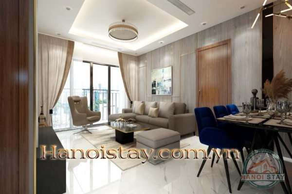 Cho thuê căn hộ cao cấp với 3 phòng ngủ tại Sunshine City, căn góc rộng rãi 2