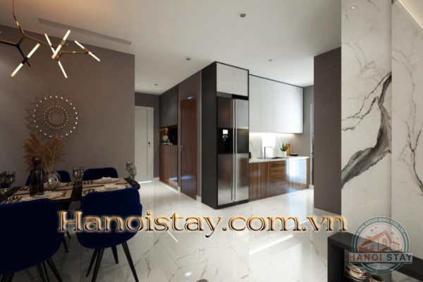 Cho thuê căn hộ cao cấp với 3 phòng ngủ tại Sunshine City, căn góc rộng rãi 4