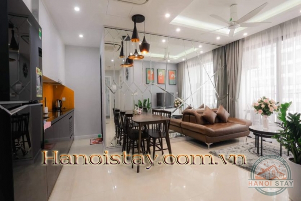 Căn hộ 2 phòng ngủ full đồ cho thuê tại Vinhomes D’. Capital, Trần Duy Hưng, quận Cầu Giấy 10