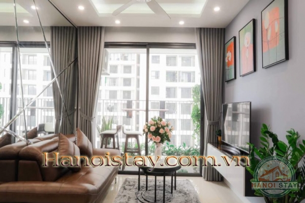 Căn hộ 2 phòng ngủ full đồ cho thuê tại Vinhomes D’. Capital, Trần Duy Hưng, quận Cầu Giấy 8