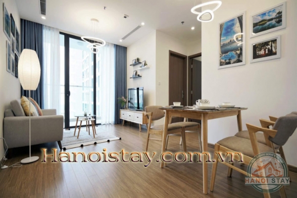 Căn hộ Vinhomes Skylake 3 phòng ngủ full nội thất cho thuê gần Keangnam building 3