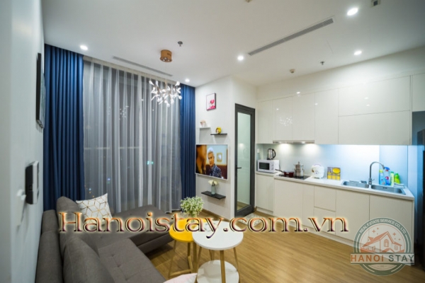 Cần cho thuê căn hộ dịch vụ tầng cào tại Vinhomes Skylake Hà Nội, full nội thất hiện đại, trẻ trung 5