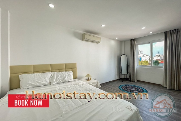 Cho thuê Căn hộ 1PN, Tô Ngọc Vân, Tây Hồ: Ban công rộng, view hồ đẹp, thiết kế tinh tế. 7