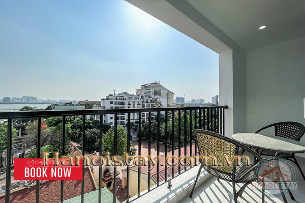 Cho thuê Căn hộ 1PN, Tô Ngọc Vân, Tây Hồ: Ban công rộng, view hồ đẹp, thiết kế tinh tế. 8